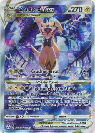 Zeraora VSTAR - GG43/GG70 - Rare Holo V [swsh125gg-GG43] [Ultra]