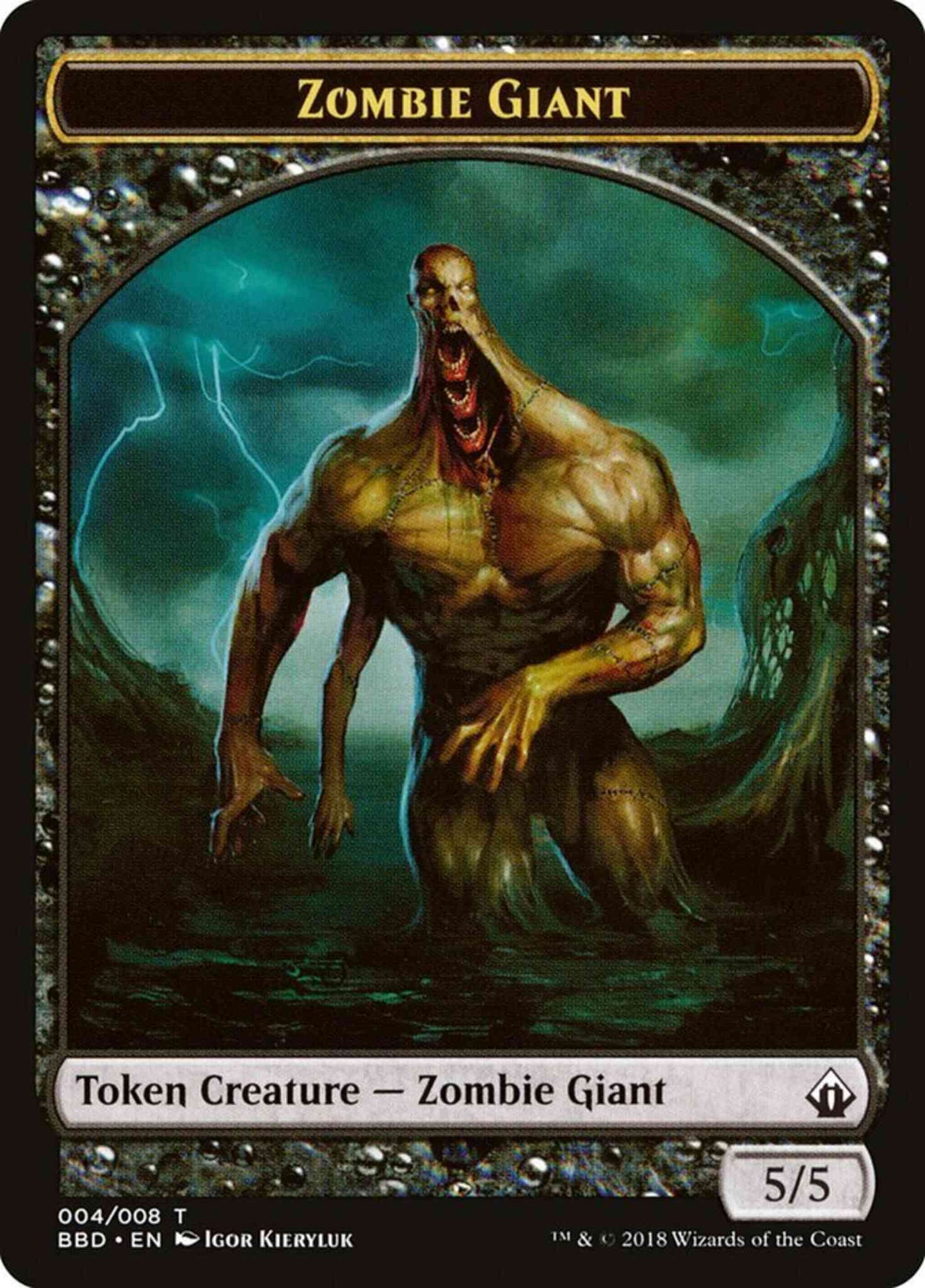Zombie Giant Token [04] [Battlebond Tokens] [Non-Foil]