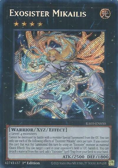 Exosister Mikailis - RA05-EN050 - Secret Rare - 1st Edition