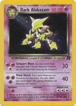 Dark Alakazam - 1/82 - Rare - Unlimited [base5U-1] [Holo]