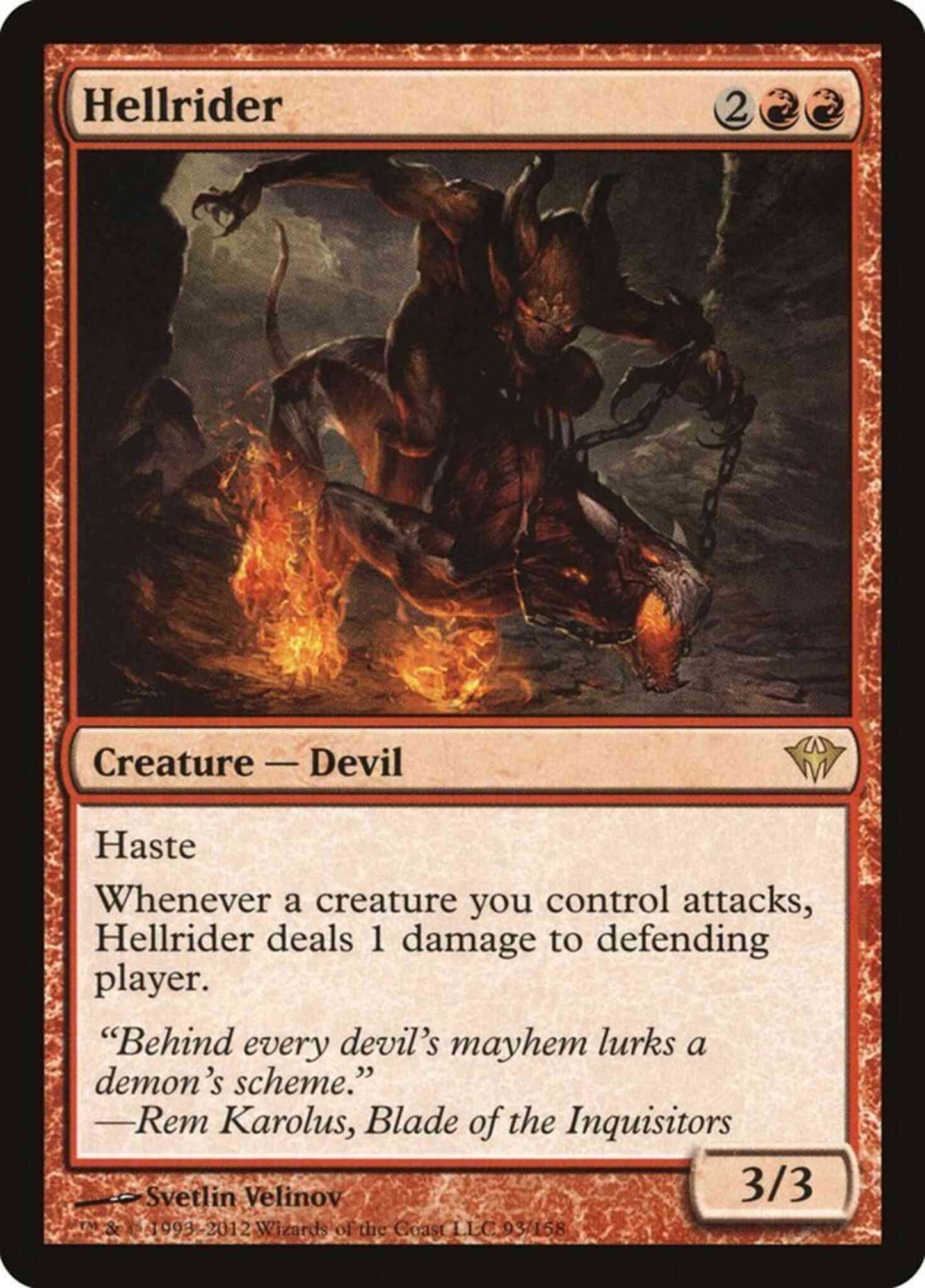 Hellrider [93] [Dark Ascension] [Non-Foil]