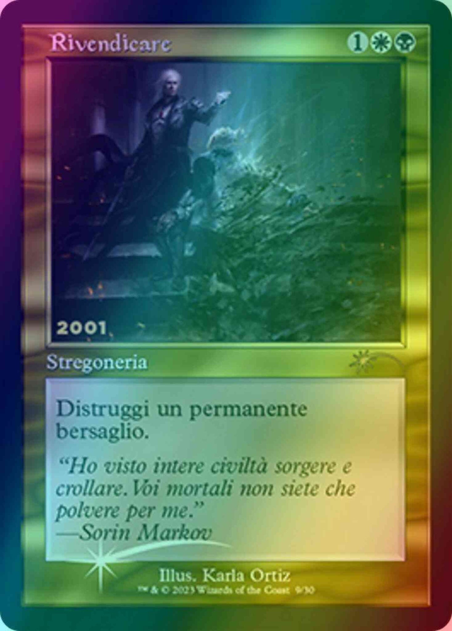 Vindicate - Italian [9] [Retro Frame] [30th Anniversary Promos] [Foil]