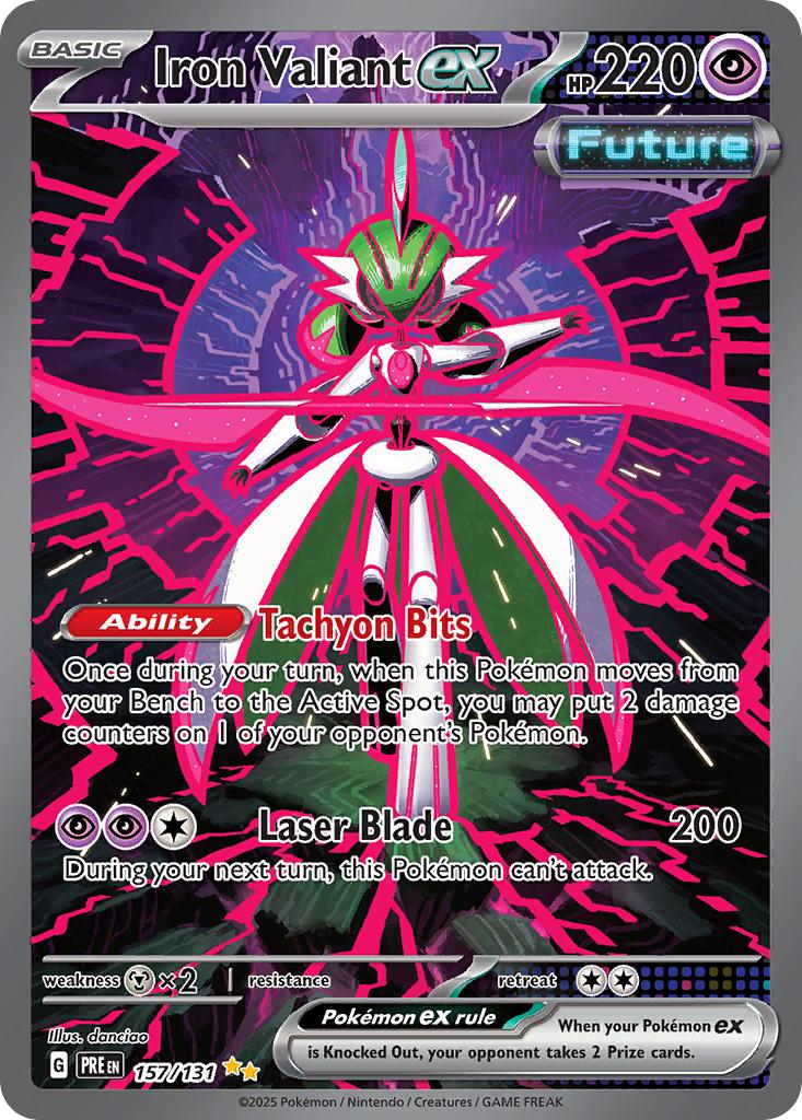 Iron Valiant ex - 157/131 - Special Illustration Rare [sv085-157] [Ultra]