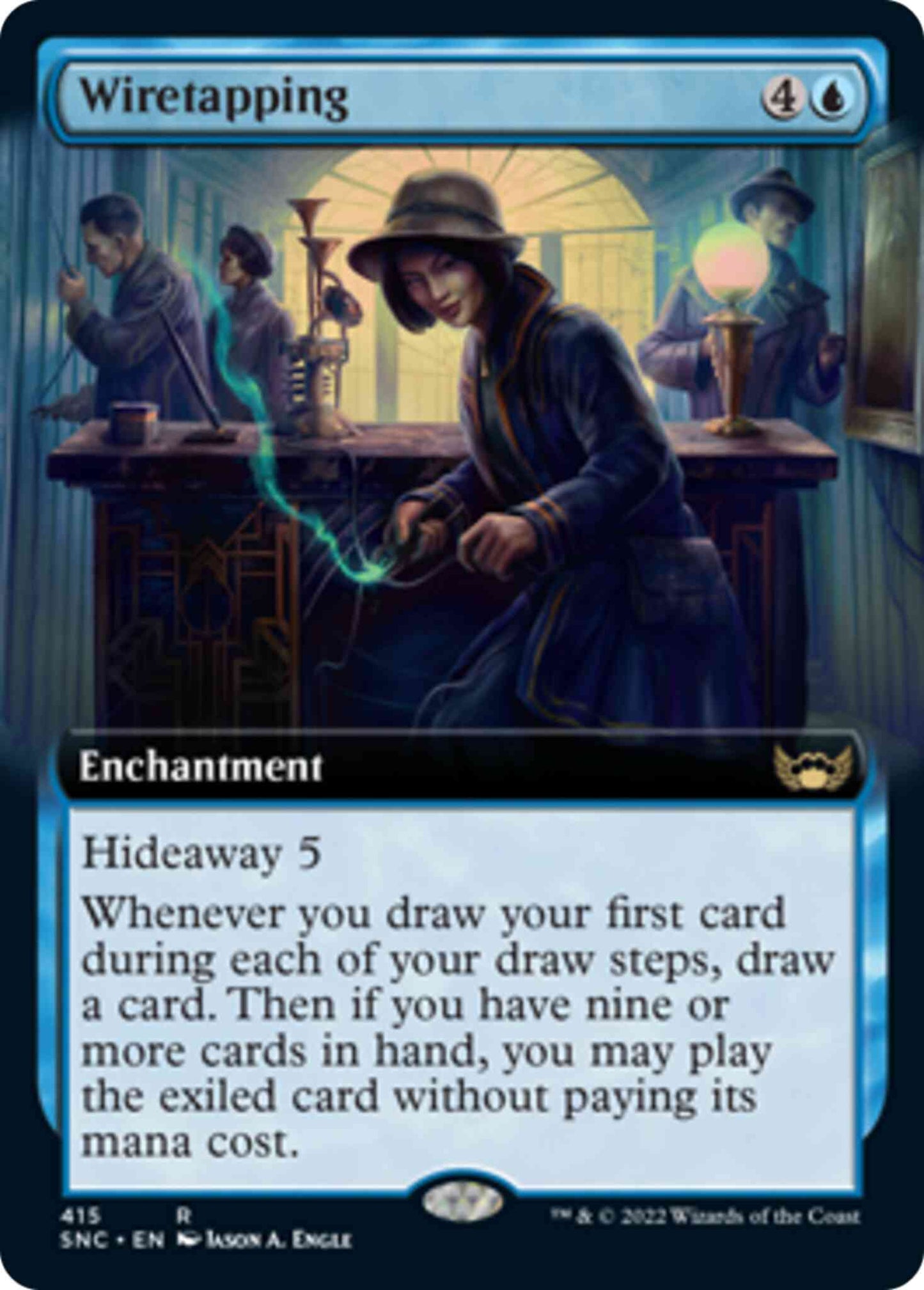 Wiretapping [415] [Extended Art] [Streets of New Capenna] [Non-Foil]