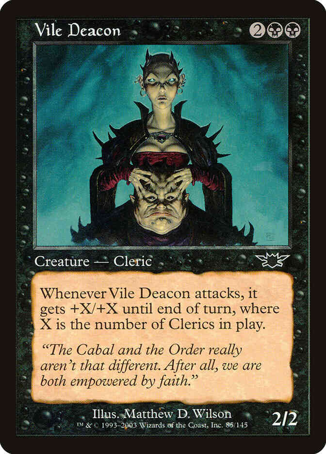 Vile Deacon [85] [Legions] [Non-Foil]
