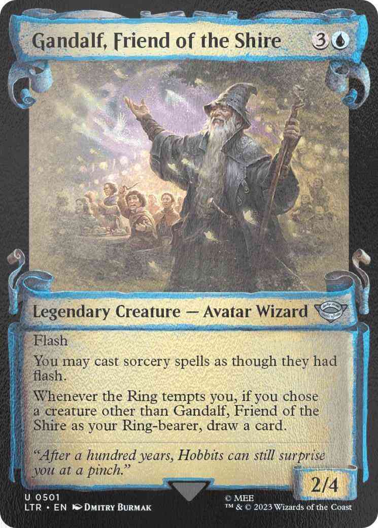 Gandalf, Friend of the Shire [501] [Scrolls Showcase] [The Lord of the Rings: Tales of Middle-earth] [Silver Foil]