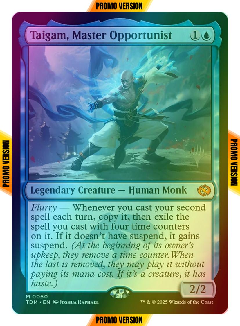 Taigam, Master Opportunist [60p] [Promo Pack] [Tarkir: Dragonstorm: Promos] [Foil]