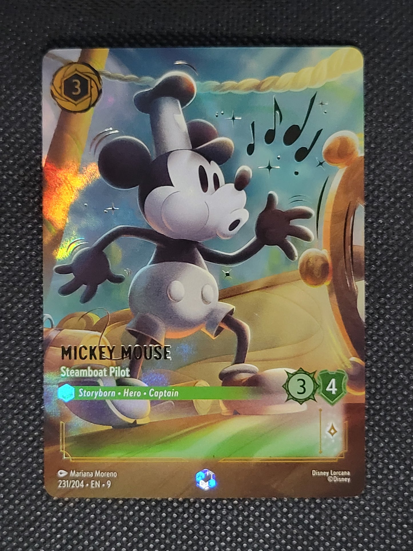 Mickey Mouse - Steamboat Pilot — Enchanted|Holofoil — ID 19399