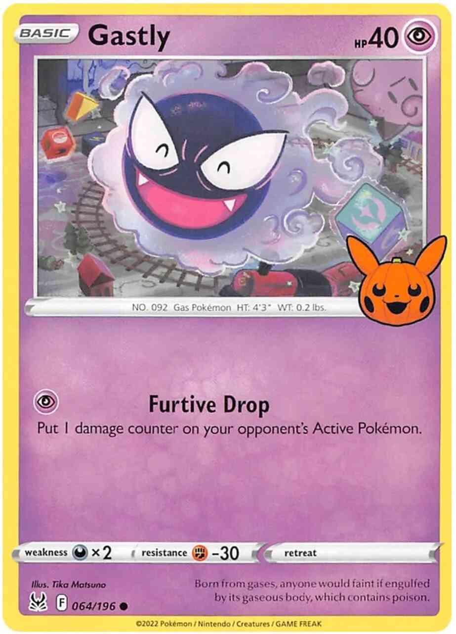Gastly - 064/196 - Promo [Trick or Trade BOOster 2023] [swsh11msp-064] [Non-Holo]