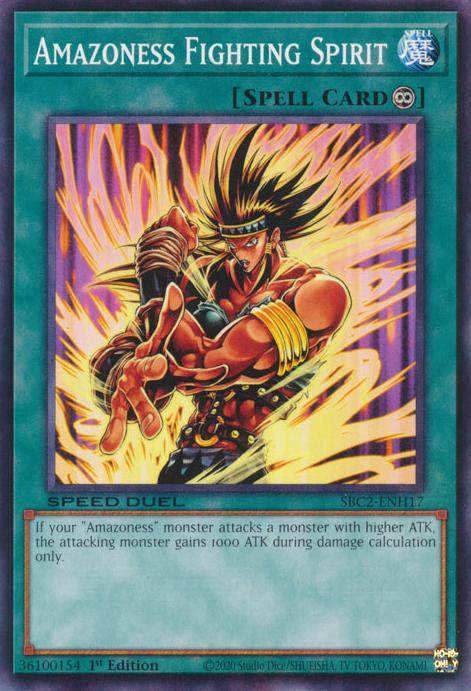 Amazoness Fighting Spirit - SBC2-ENH17 - Common - 1st Edition
