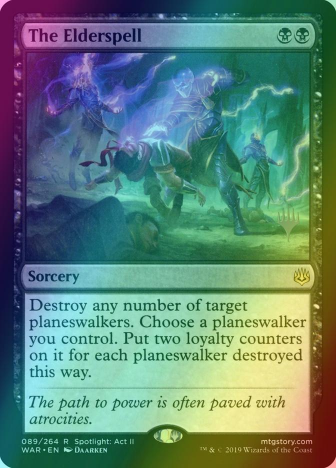 The Elderspell [89p] [Promo Pack] [War of the Spark Promos] [Foil]