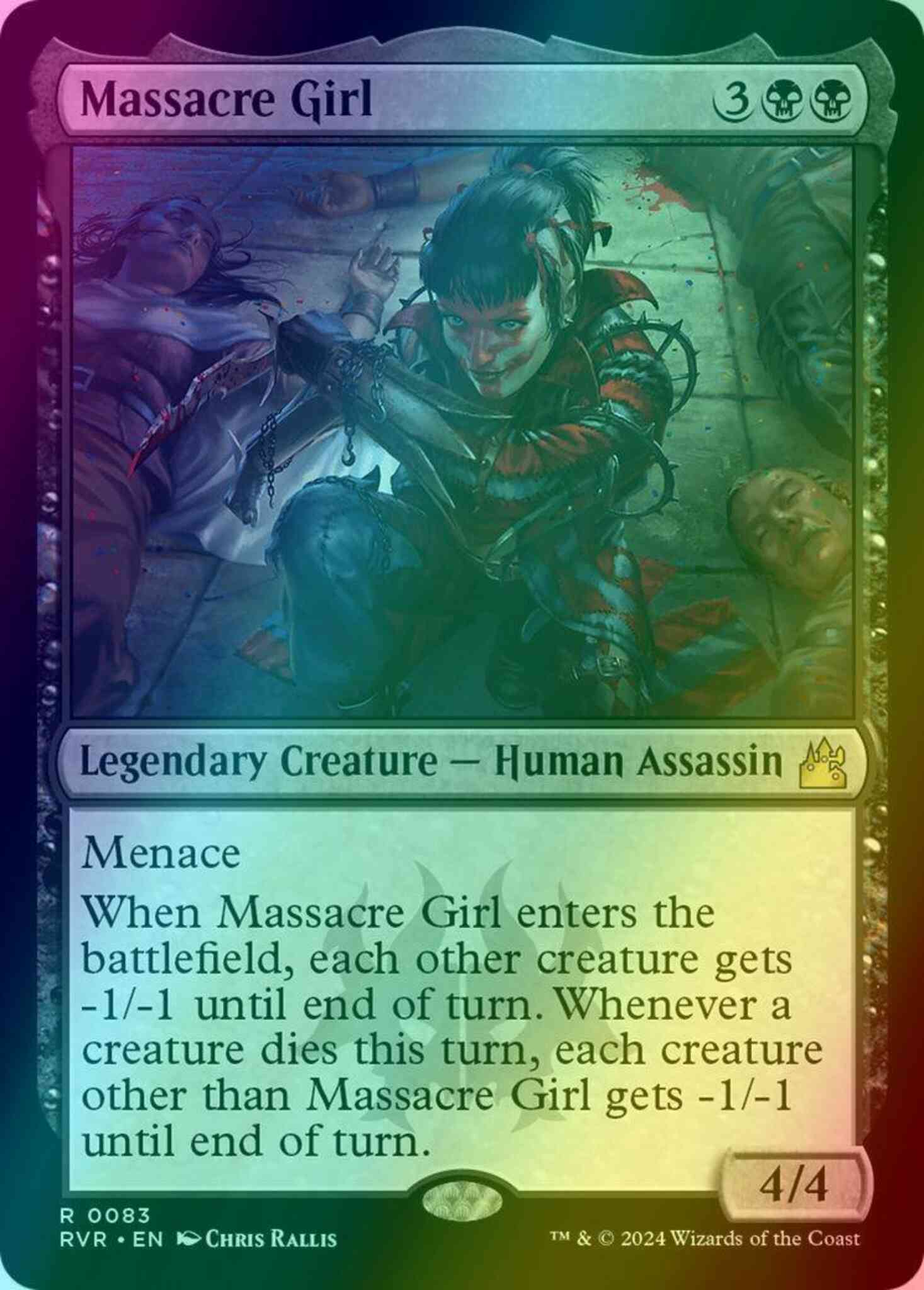 Massacre Girl [83] [Ravnica Remastered] [Foil] – Face to Face Games