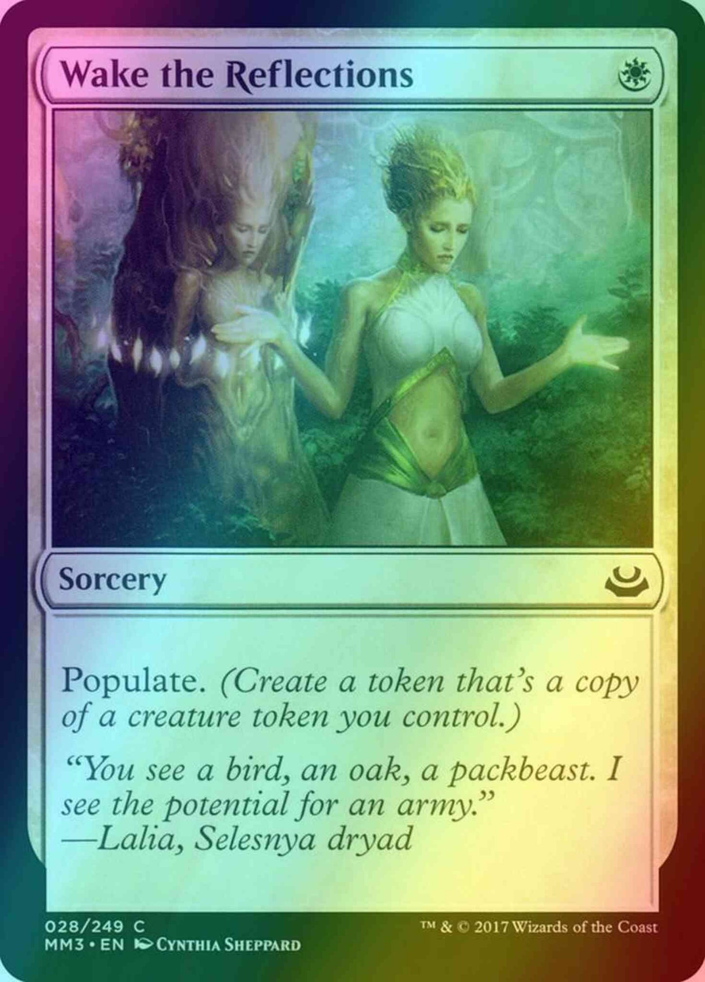 Wake the Reflections [28] [Modern Masters 2017] [Foil]