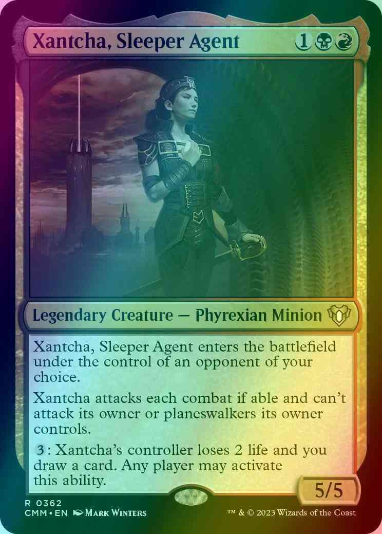 Xantcha, Sleeper Agent [362] [Commander Masters] [Foil]
