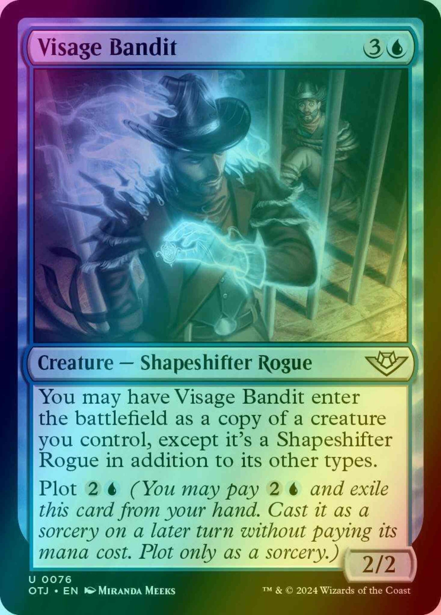 Visage Bandit [76] [Outlaws of Thunder Junction] [Foil]