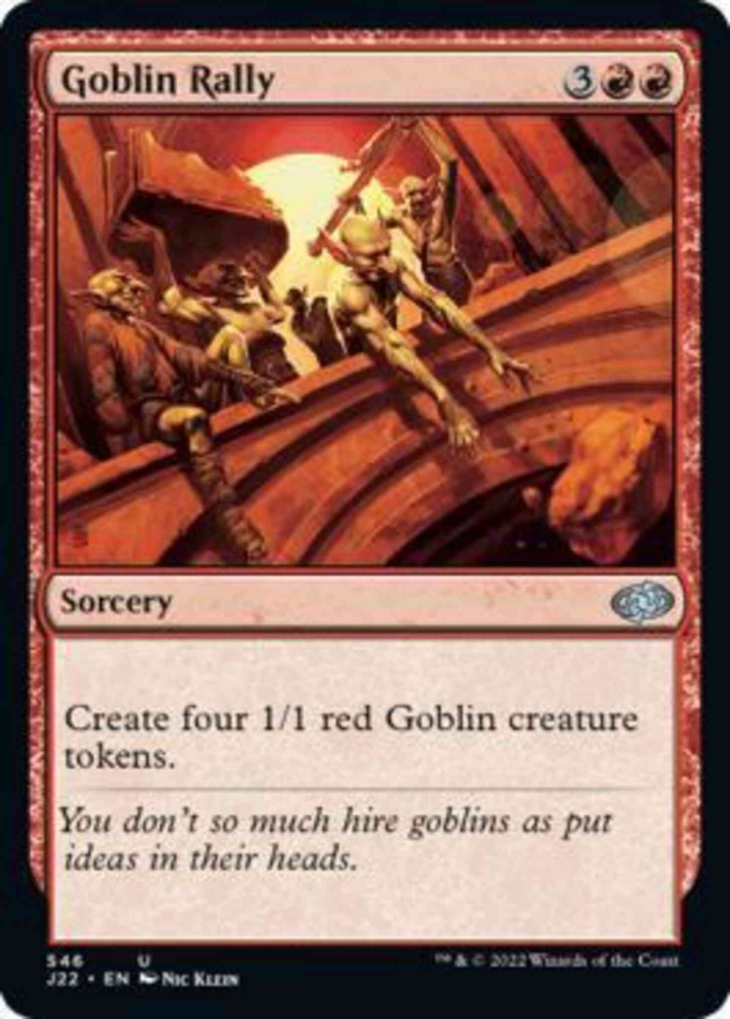 Goblin Rally [546] [Jumpstart 2022] [Non-Foil]