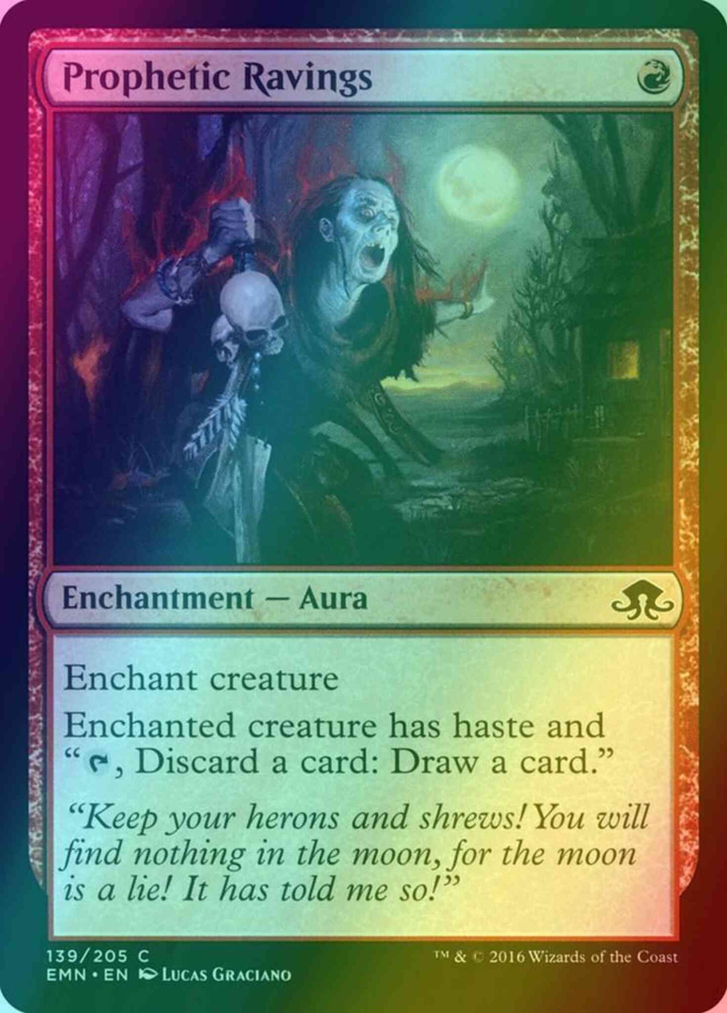 Prophetic Ravings [139] [Eldritch Moon] [Foil]