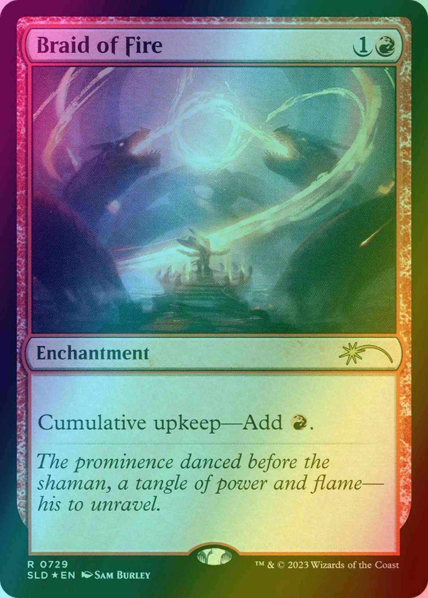 Braid of Fire [0729] [Sketch] [Sam Burley] [Secret Lair Drop] [Foil]