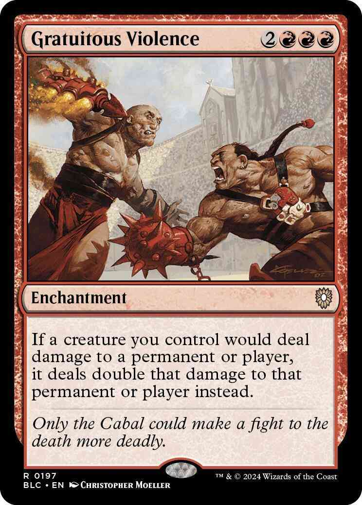 Gratuitous Violence [197] [Bloomburrow: Commander] [Non-Foil]