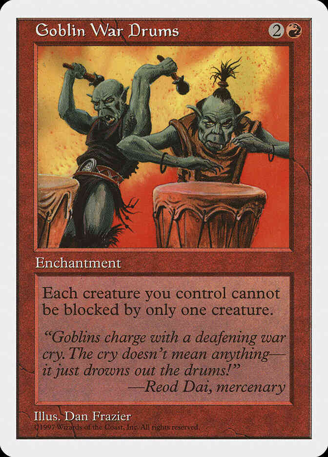 Goblin War Drums [237] [Fifth Edition] [Non-Foil]