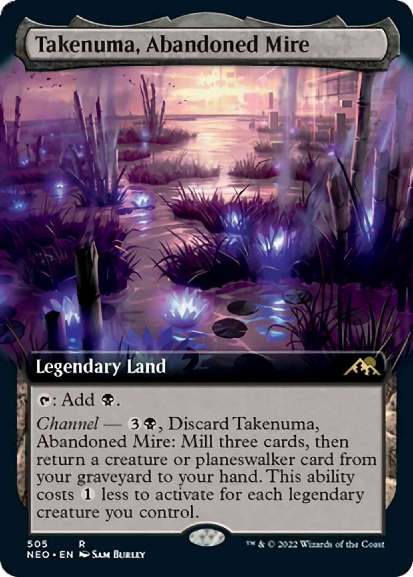 Takenuma, Abandoned Mire [505] [Extended Art] [Kamigawa: Neon Dynasty] [Non-Foil]