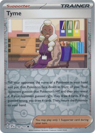 Tyme - 190/191 - Uncommon [sv08-190] [Reverse Holo]