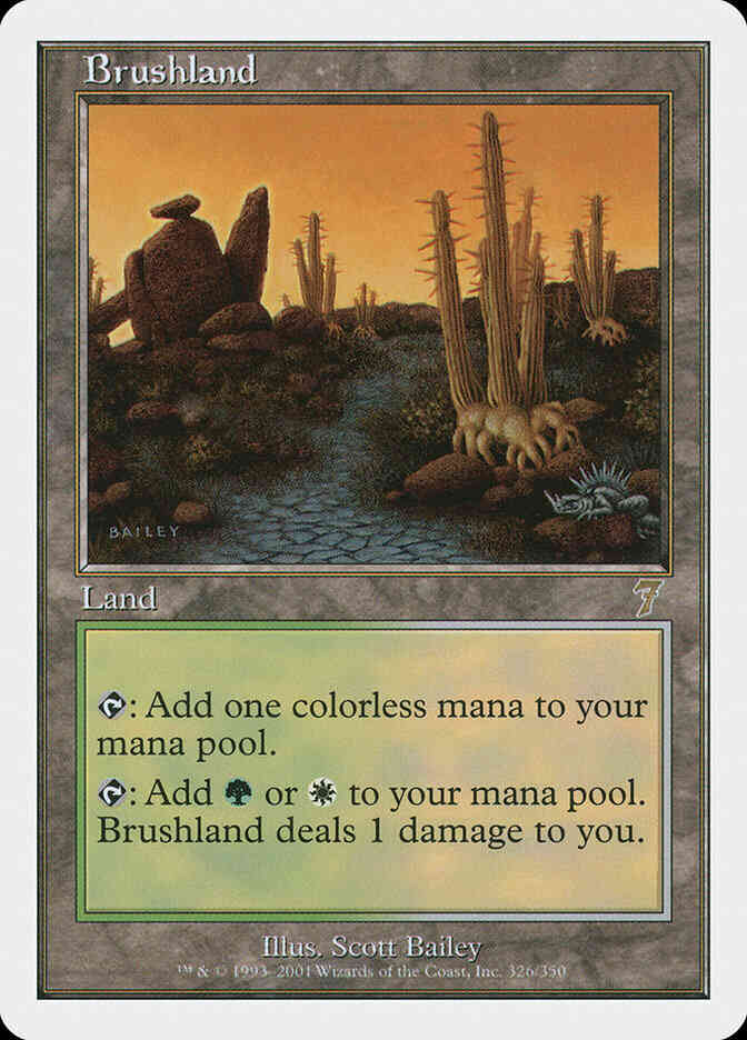 Brushland [326] [Seventh Edition] [Non-Foil]