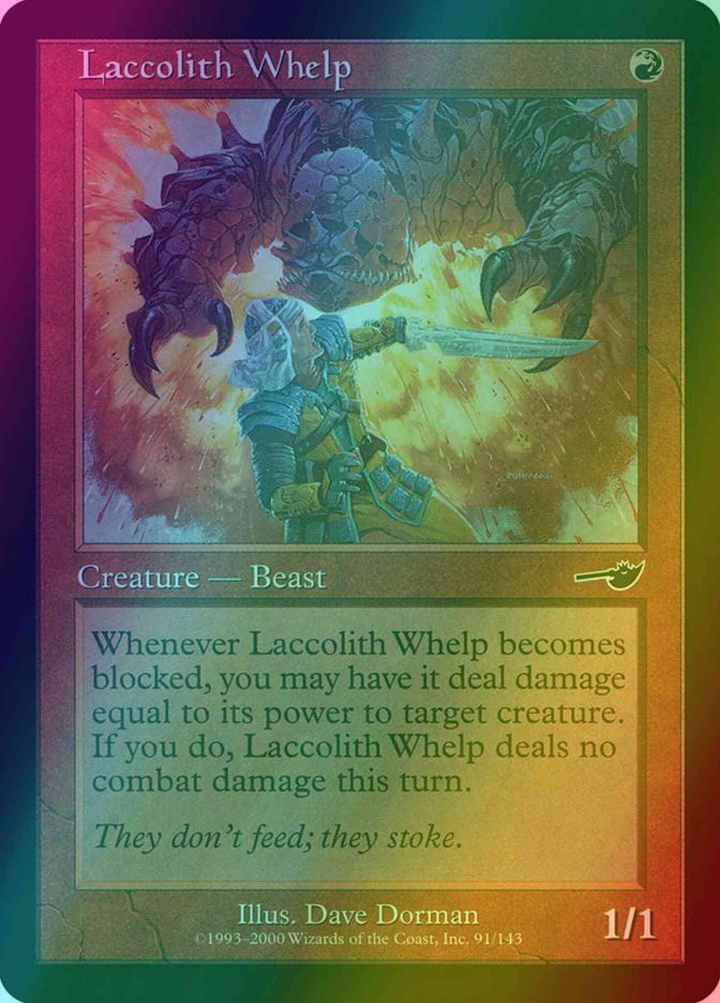 Laccolith Whelp [91] [Nemesis] [Foil]