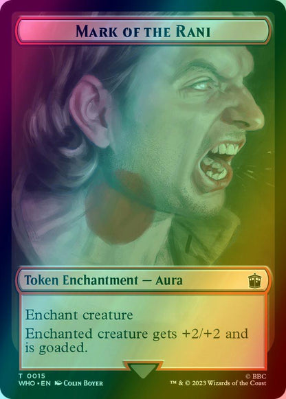 Copy Token (01) // Mark of the Rani Token (15) [Universes Beyond: Doctor Who: Tokens] [Foil]