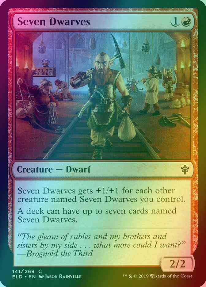 Seven Dwarves [141] [Throne of Eldraine] [Foil]