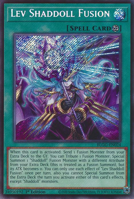 Lev Shaddoll Fusion - BLGG-EN024 - Secret Rare - 1st Edition