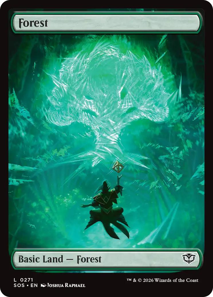 Forest [271] [Full Art] [Spellcraft Land] [Secrets of Strixhaven] [Non-Foil]