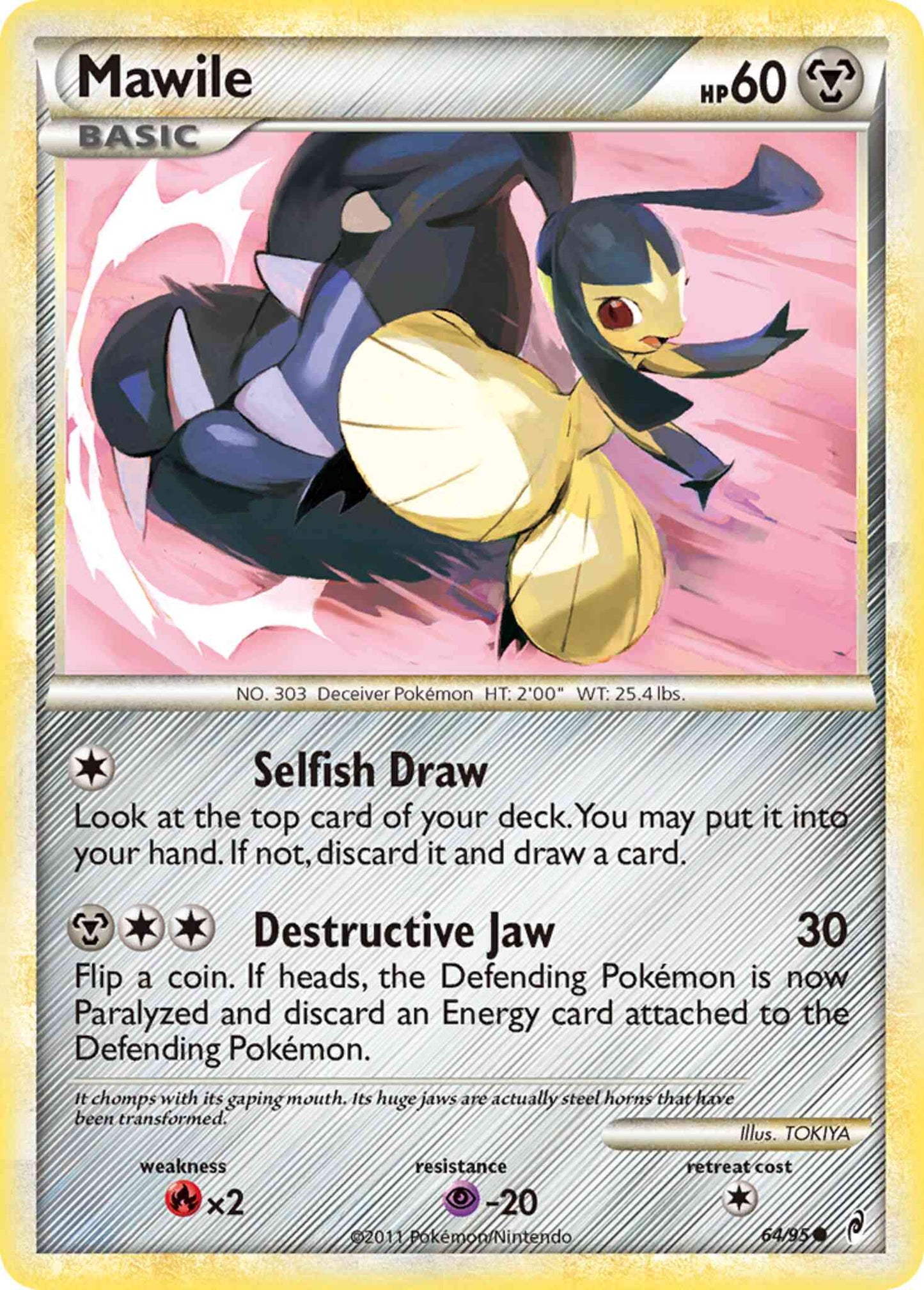 Mawile - 64/95 - Common [col1-64] [Non-Holo]