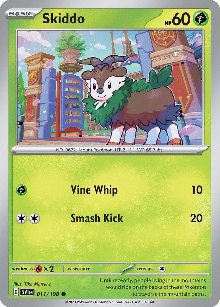 Skiddo - 011/198 - Common [sv01-011] [Non-Holo]