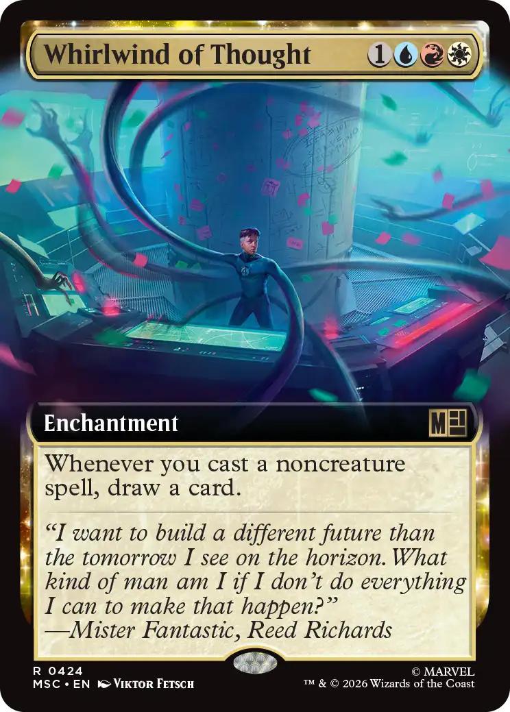 Whirlwind of Thought [424] [Extended Art] [Marvel Super Heroes: Commander] [Non-Foil]