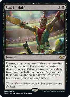 Saw in Half [88] [Unfinity] [Non-Foil]