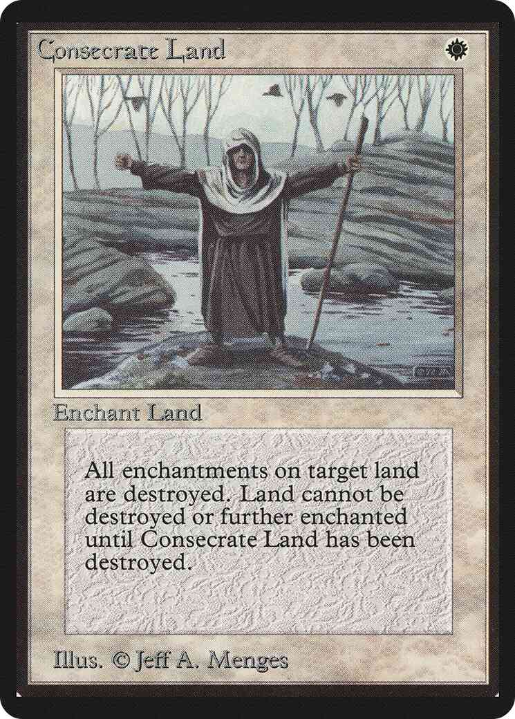 Consecrate Land [15] [Limited Edition Beta] [Non-Foil]