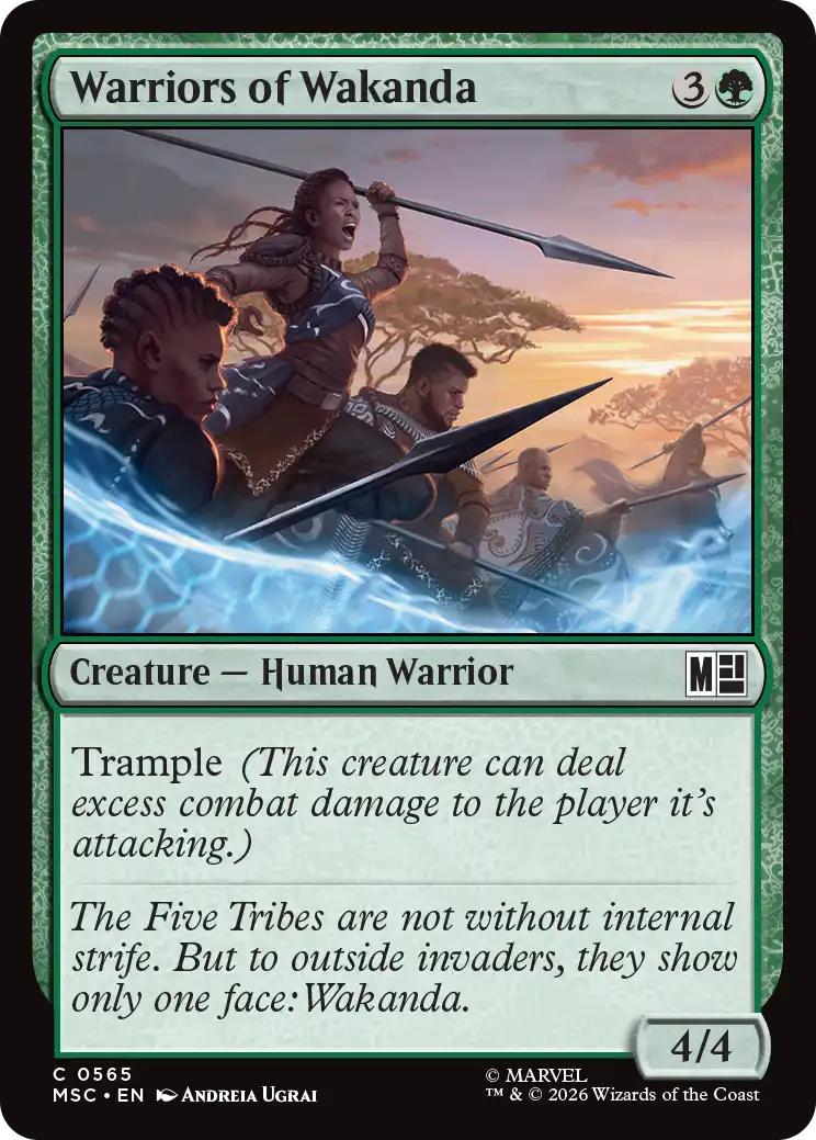 Warriors of Wakanda [565] [Beginner Box] [Marvel Super Heroes: Commander] [Non-Foil]