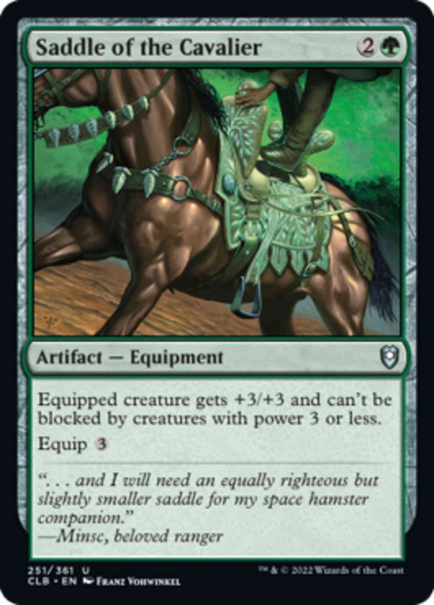 Saddle of the Cavalier [251] [Commander Legends: Battle for Baldur's Gate] [Non-Foil]