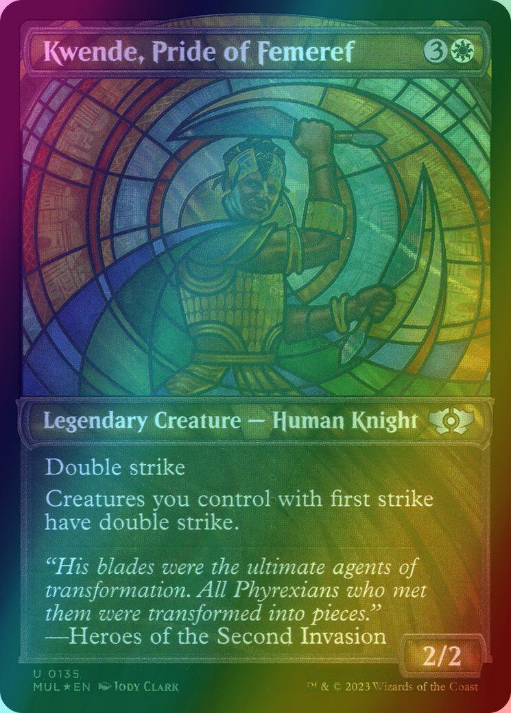 Kwende, Pride of Femeref [135] [Planar Showcase] [Multiverse Legends] [Halo Foil]