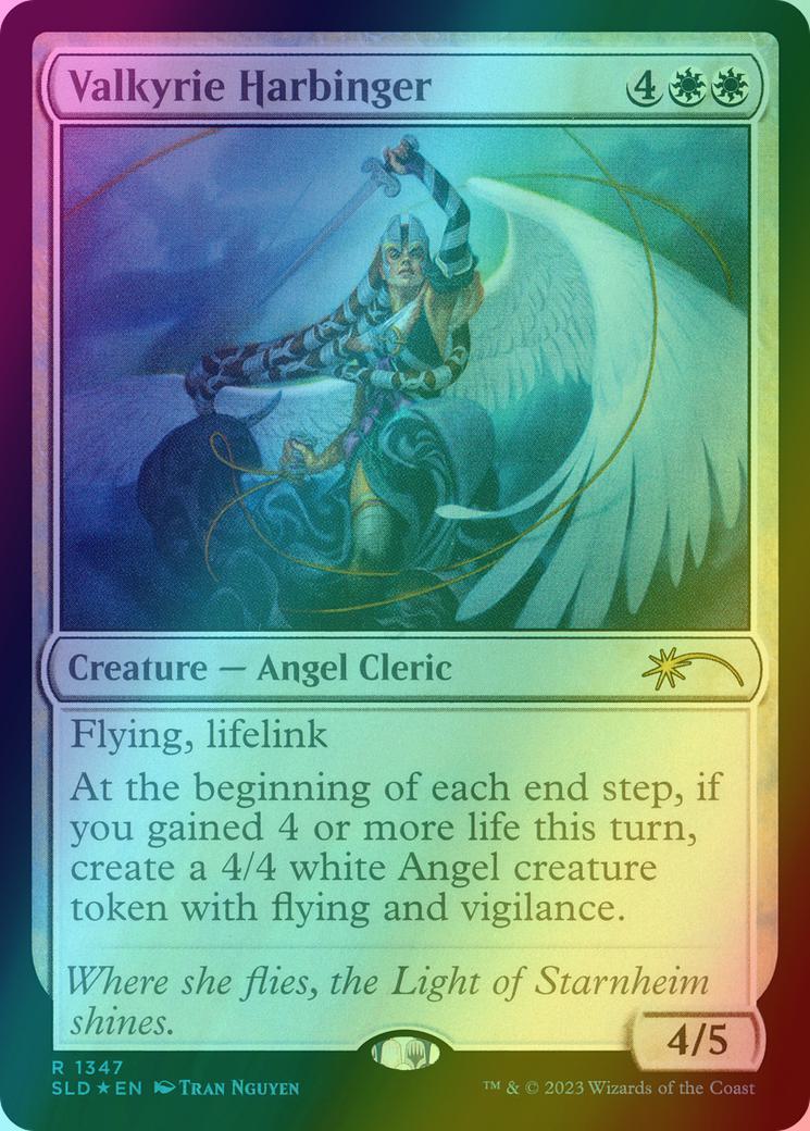 Valkyrie Harbinger [1347] [Angels: They're Just Like Us] [Secret Lair Drop] [Foil]