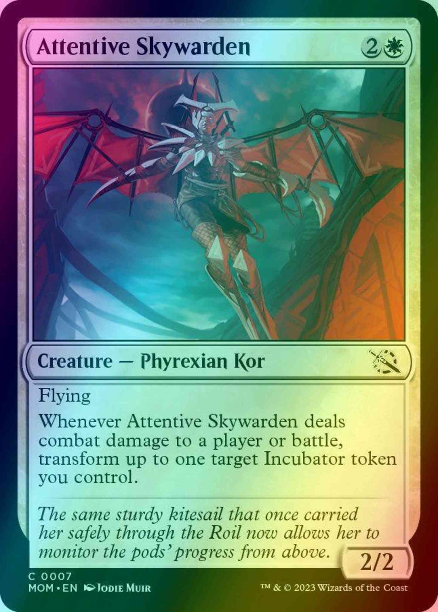 Attentive Skywarden [7] [March of the Machine] [Foil]