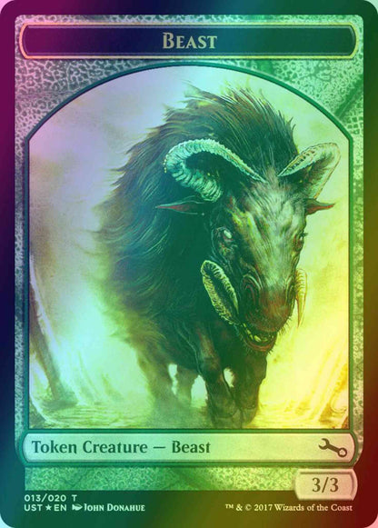 Beast Token [13] [Unstable Tokens] [Foil]