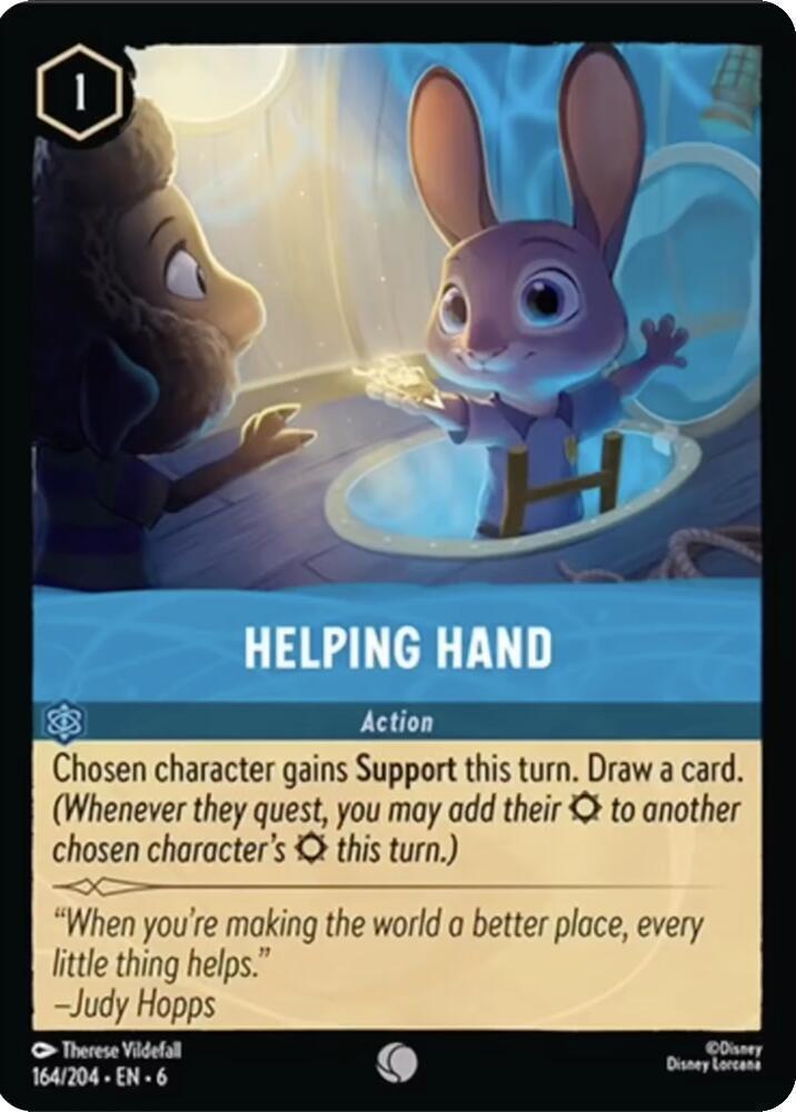 Helping Hand - 164/204 [Azurite Sea] [Non-Foil]