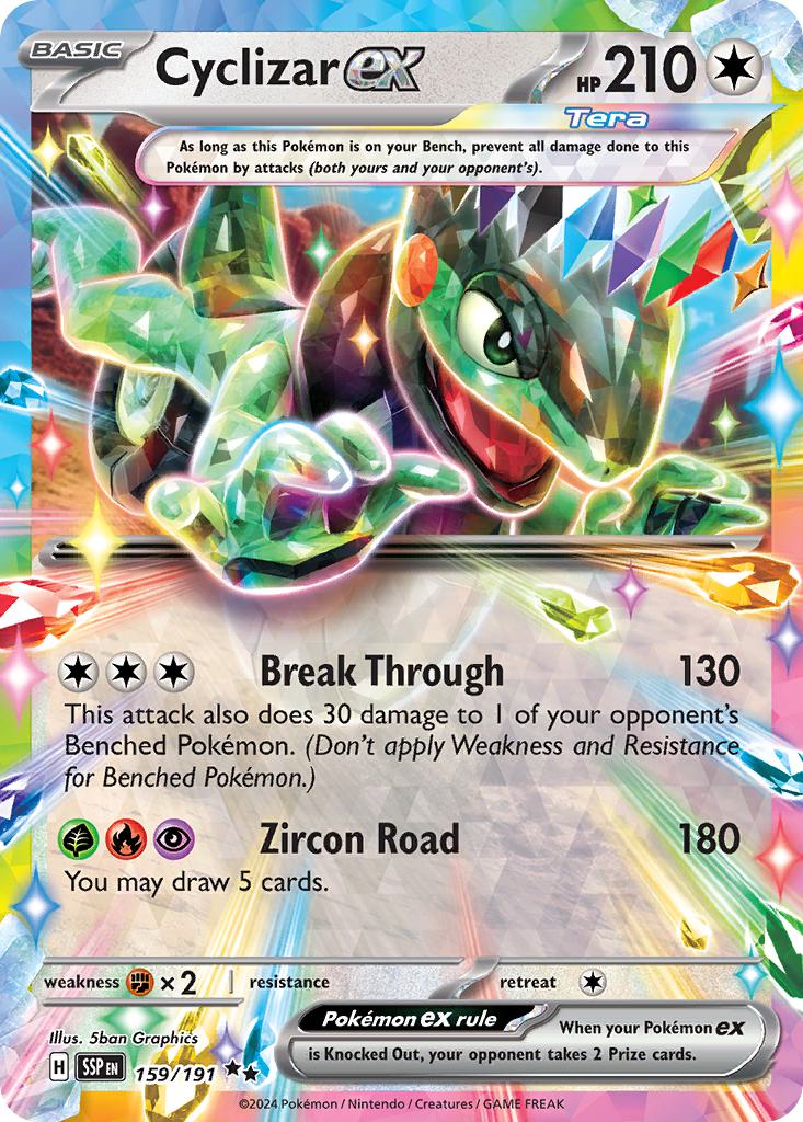Cyclizar ex - 159/191 - Double Rare [sv08-159] [Ultra]