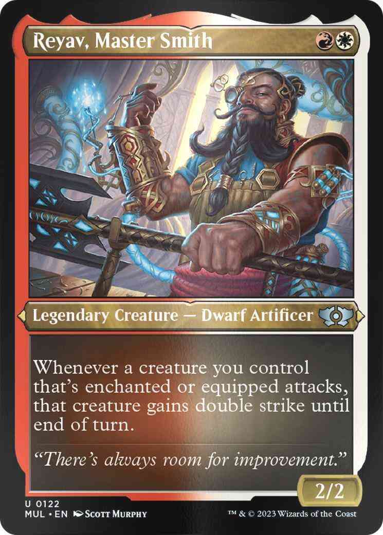 Reyav, Master Smith [122] [Multiverse Legends] [Etched Foil]