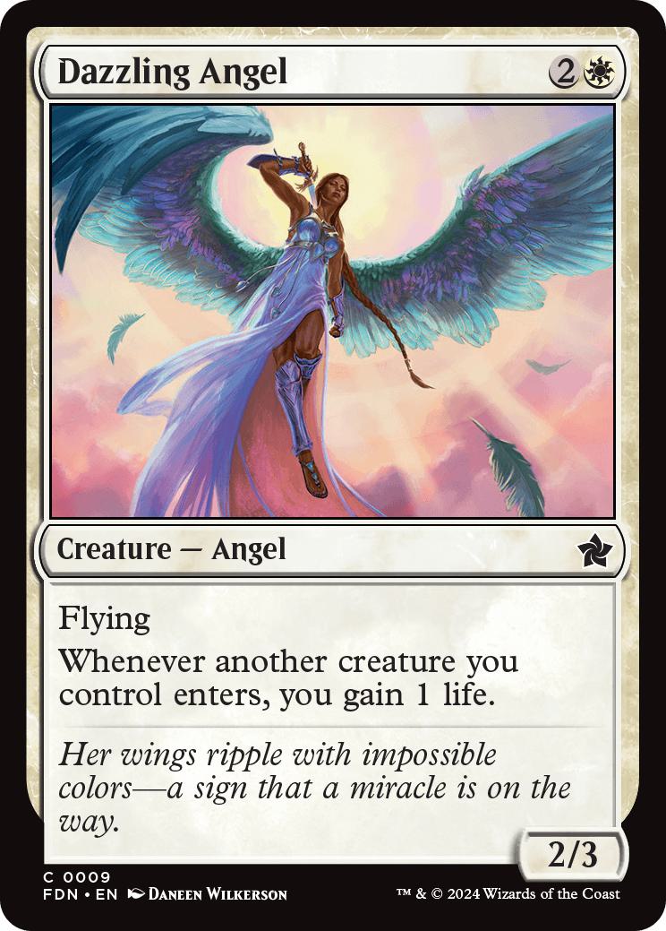 Dazzling Angel [9] [Foundations] [Non-Foil]