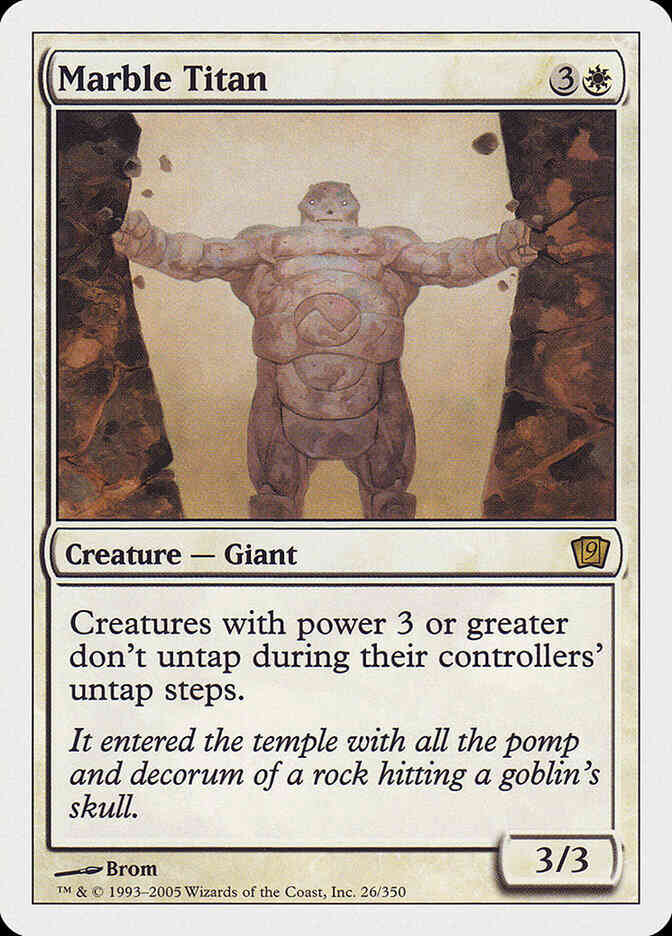 Marble Titan [26] [Ninth Edition] [Non-Foil]