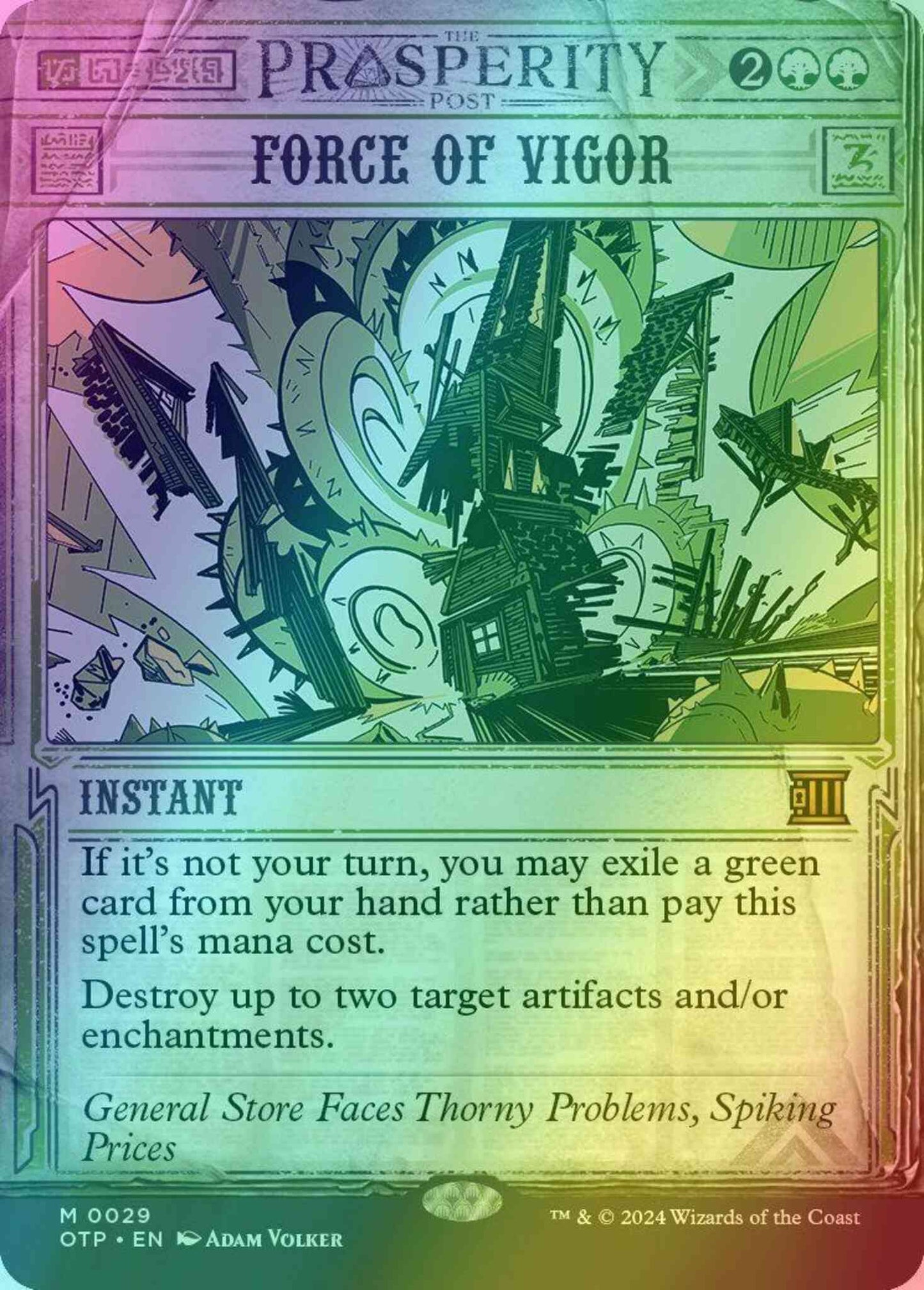 Force of Vigor [29] [Breaking News Showcase] [Breaking News] [Foil]
