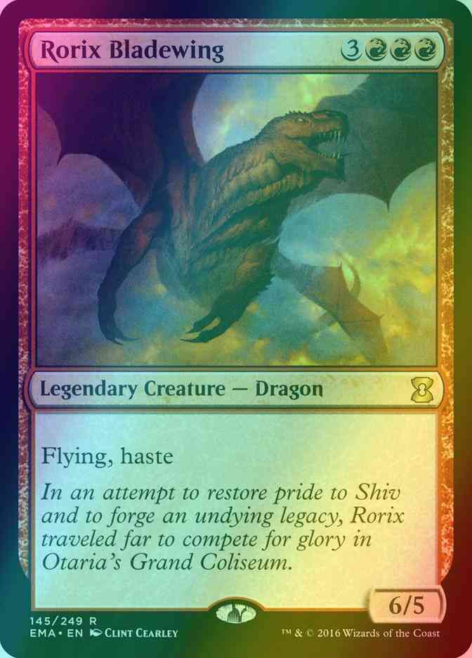 Rorix Bladewing [145] [Eternal Masters] [Foil]